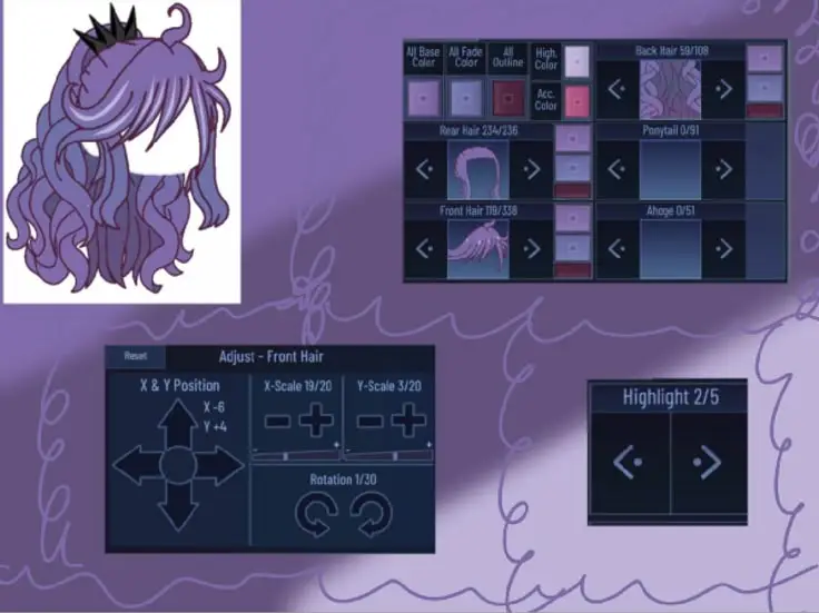 Gacha Nebula Apk character customization 2025 screenshot